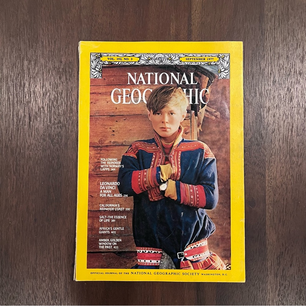 Vintage National‎ Geographic Magazine Sept 1977 Volume 152 No.3